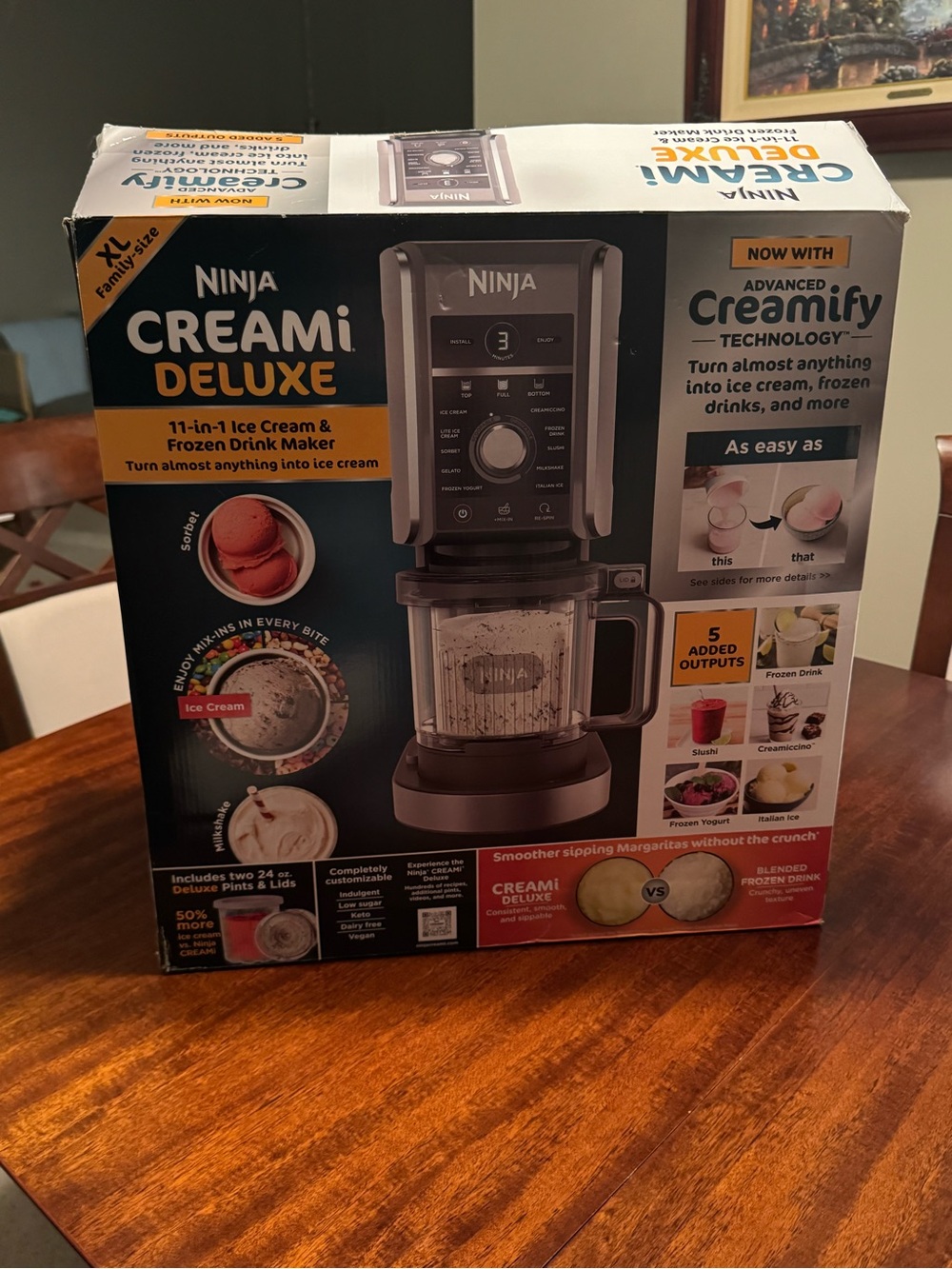 Ninja CREAMi Deluxe 11-in-1 Ice Cream and Frozen Treat Maker 11-in-1 Ice Cream